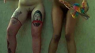 Gushi And Ski Engage In Intense Action During Photos