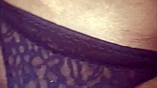 ebony beauty couldnt stop herself from fingering her fat pierced pussy