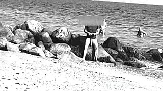 Huge Cock Nude Beach!