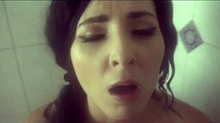 Stepmom showers with stepson in taboo bathing