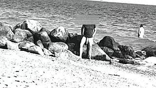 Huge Cock Nude Beach!