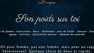 feel his weight on you, ladies? french audio porn turns you on!