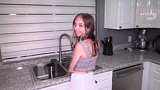 Blonde Breezy Bri has taboo affair with stepdad Seth Brogan!