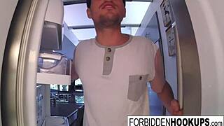 a food delivery turns into step-siblings banging