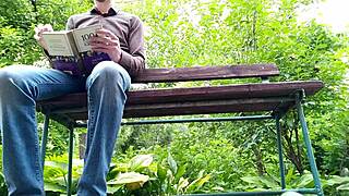 Curvy Milf Pees In Pantyhose Beside Me In Park