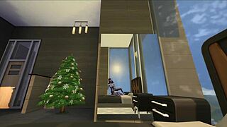 I had an early morning fuck session with my lesbian shemale on christmas