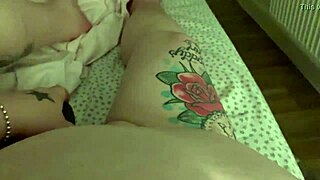 bbw wife uses toys on her pussy for husband