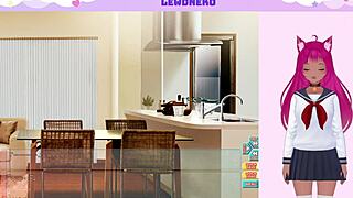 Vtuber engages in game play and solo activity part 1