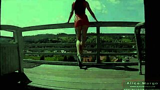 sexy teen in dress bent over for doggystyle fuck