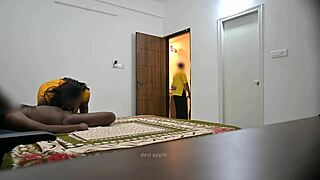 Indian couple fucks in front of Muslim maid Jamila.