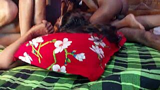 Gangbang Interracial Fucking Foursome Black And White Homemade