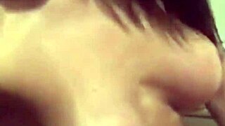 Intense Sex with Trans While Guy Moans