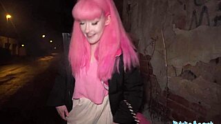 public agent removes chastity belt for creampie
