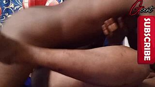 his steady strokes bring her to a gentle climax