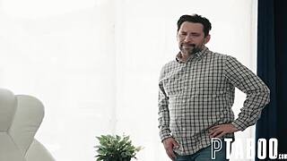 Stepdad watches stepdaughter undress secretly