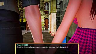 my new family 418 features brunette and redhead teens with big and small tits in erotic homemade games