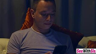 big ass teen stepsisters' sleepover turns into intense threesome with stepbro