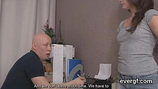Dirt poor fella allows mate to ride exgf for cash