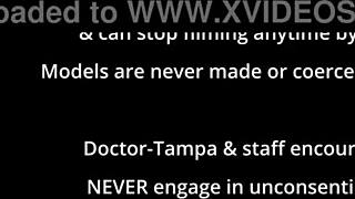 Doctor Tampa Says, Tina Lee Comet Is Embarrassed During Her Gyno Exam.