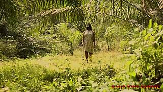 Outdoor Amateur Lagos Mummy Feels Intense Pleasure Getting Fucked In The Bush
