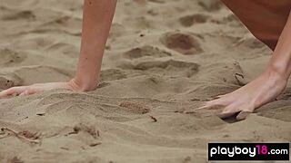 i'm skinny italian milf blondie farncy torino playing with balloons on the beach, so fun