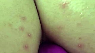 I love gaping my plump ass with that creamy anal dildo