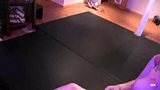 two horny tattooed bitches get into bdsm after foot worship