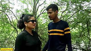 hey, indian bhabhi getting rough outdoor sex with big black cock! 😈