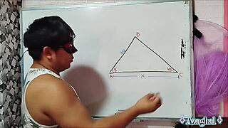 Asian Nerd Learns Sexual Math in Bedroom