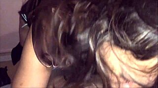 French amateur doggystyle fuck in satin lingerie, clothed sex with blowjob and rimjob!