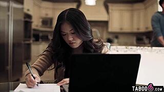 Lulu Chu hears Vic fucking Seth Gamble