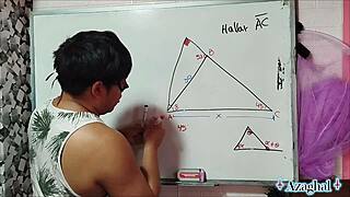 Asian Nerd Learns Sexual Math in Bedroom