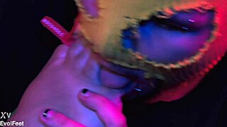 Bound foot worship and tickling session!