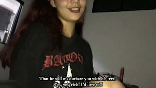 Horny Latina Climbs Into Stepbrother's Bed To Suck His Huge Cock