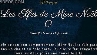 oh wow, those naughty christmas elves are getting dirty with french audio porn!