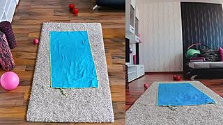 unleashing the sensual side with dual cam naked yoga workout exposed