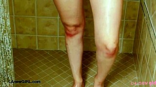 Sweet Teen Brunette Took a Shower After Casting Interview