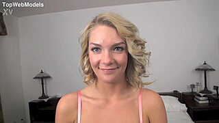 Ally Brooks gives cute POV blowjob and messy facial to huge cock.