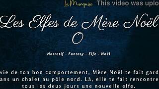oh wow, those naughty christmas elves are getting dirty with french audio porn!