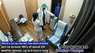 Dr. Tampa's First Gyno Exam with Genesis: Behind the Scenes Humiliation and Spreading