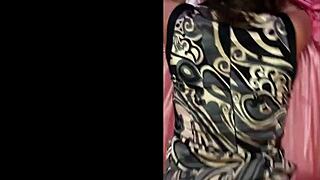 French amateur slut in satin panties gets deepthroat and ass to mouth