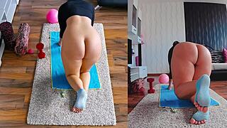 unleashing the sensual side with dual cam naked yoga workout exposed