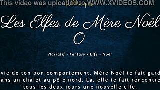 oh wow, those naughty christmas elves are getting dirty with french audio porn!