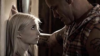 Pervy Stepfather Rough Fucks Blonde Teen Stepdaughter Hardcore