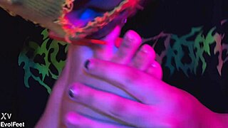 Bound foot worship and tickling session!