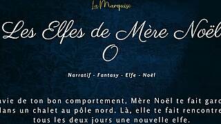 oh wow, those naughty christmas elves are getting dirty with french audio porn!