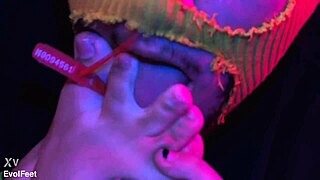 Bound foot worship and tickling session!