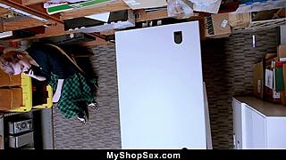 stealing teen 18+ complies with officer for her freedom - myshopsex