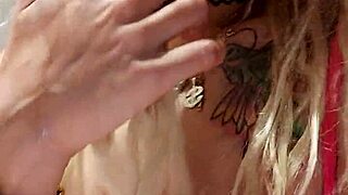 Blonde Teen Alina Modelista Gropes Small Tits in Early Morning, Touching Herself to Huge Squirt