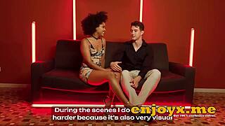 Selva a steaming brunette was giving a blow-job in the kitchen while being penetrated and enjoying every moment of it - incredible xxx porn